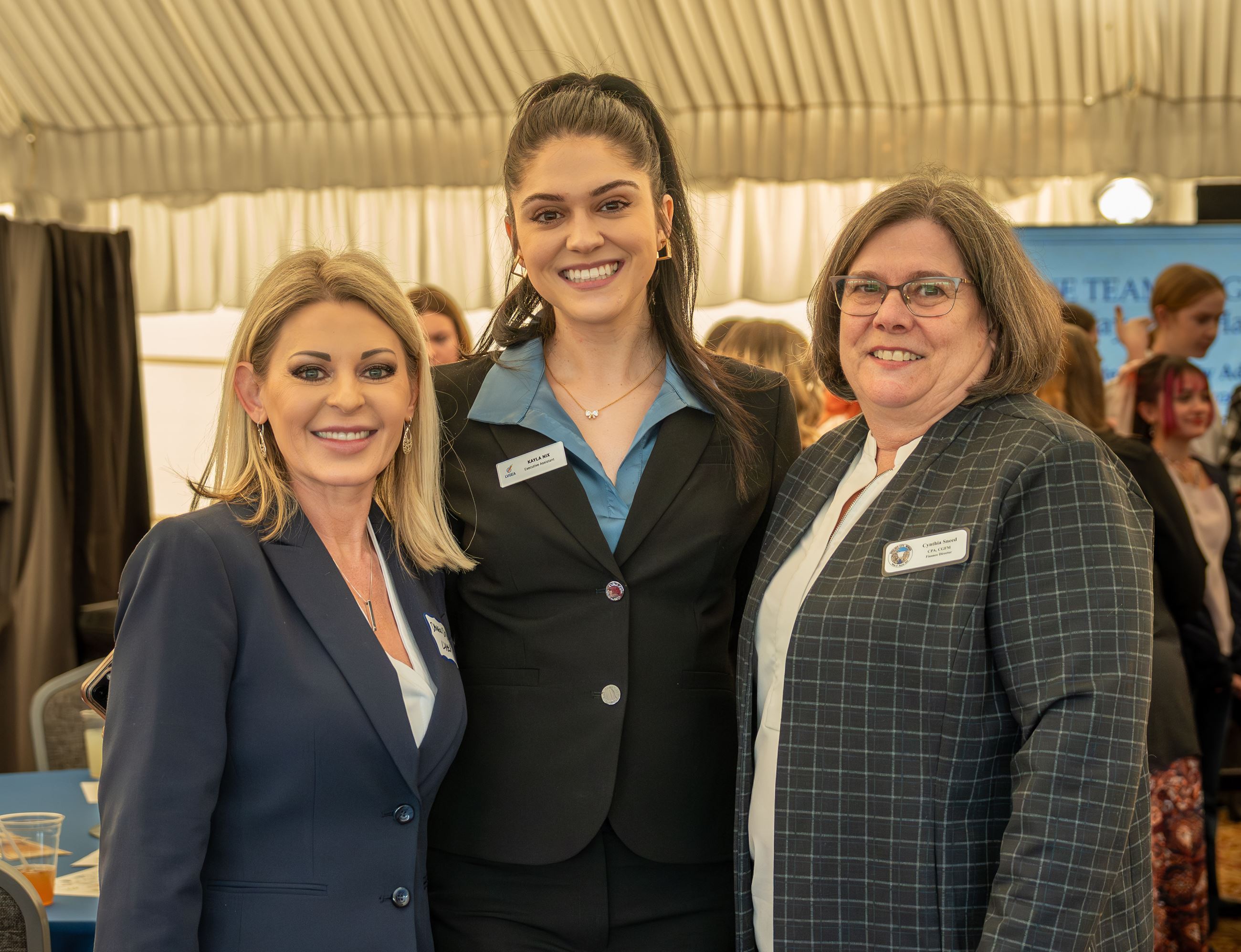 2026 State of the City (76) Photo: Guests from LVGEA with Finance Director Cynthia Sneed