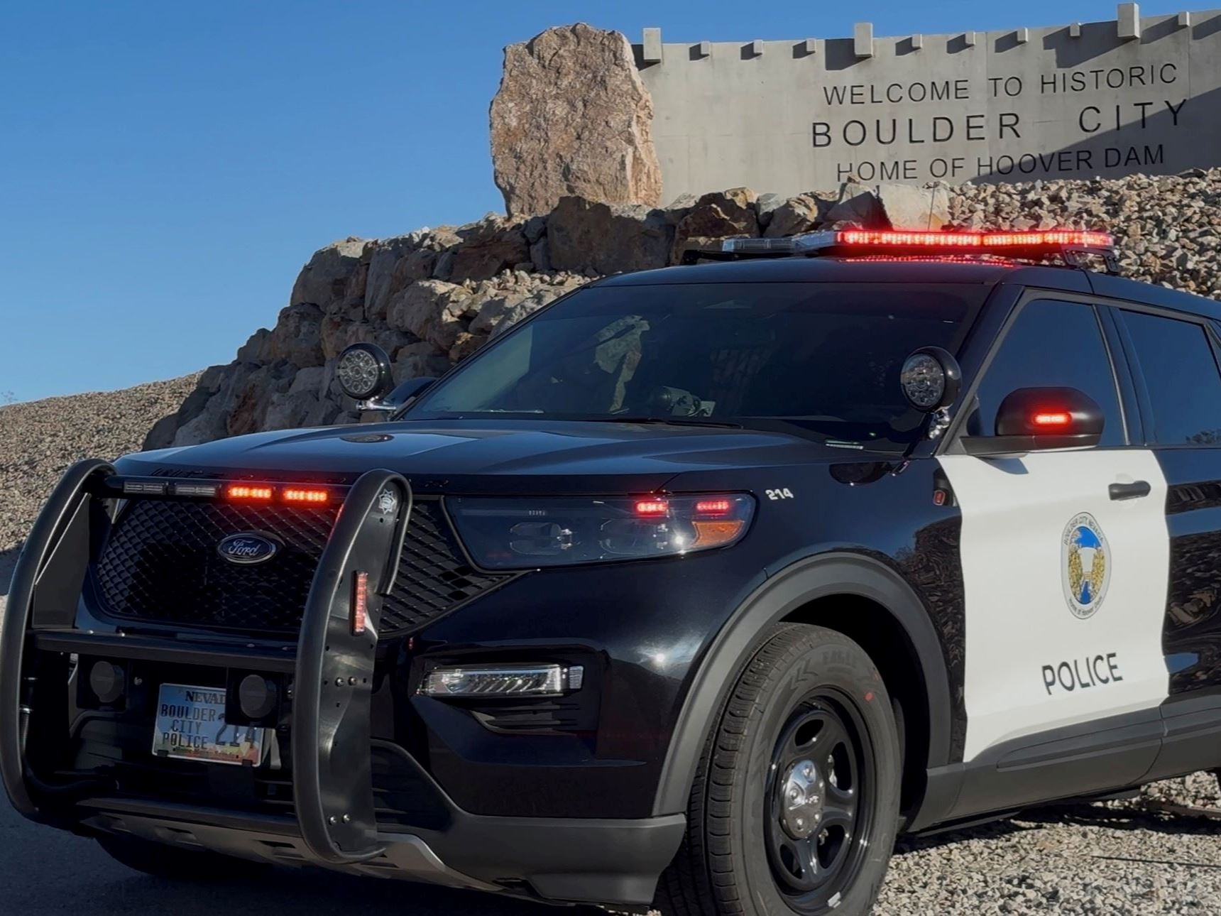 Boulder City Police Department - New Vehicle on highway 2025