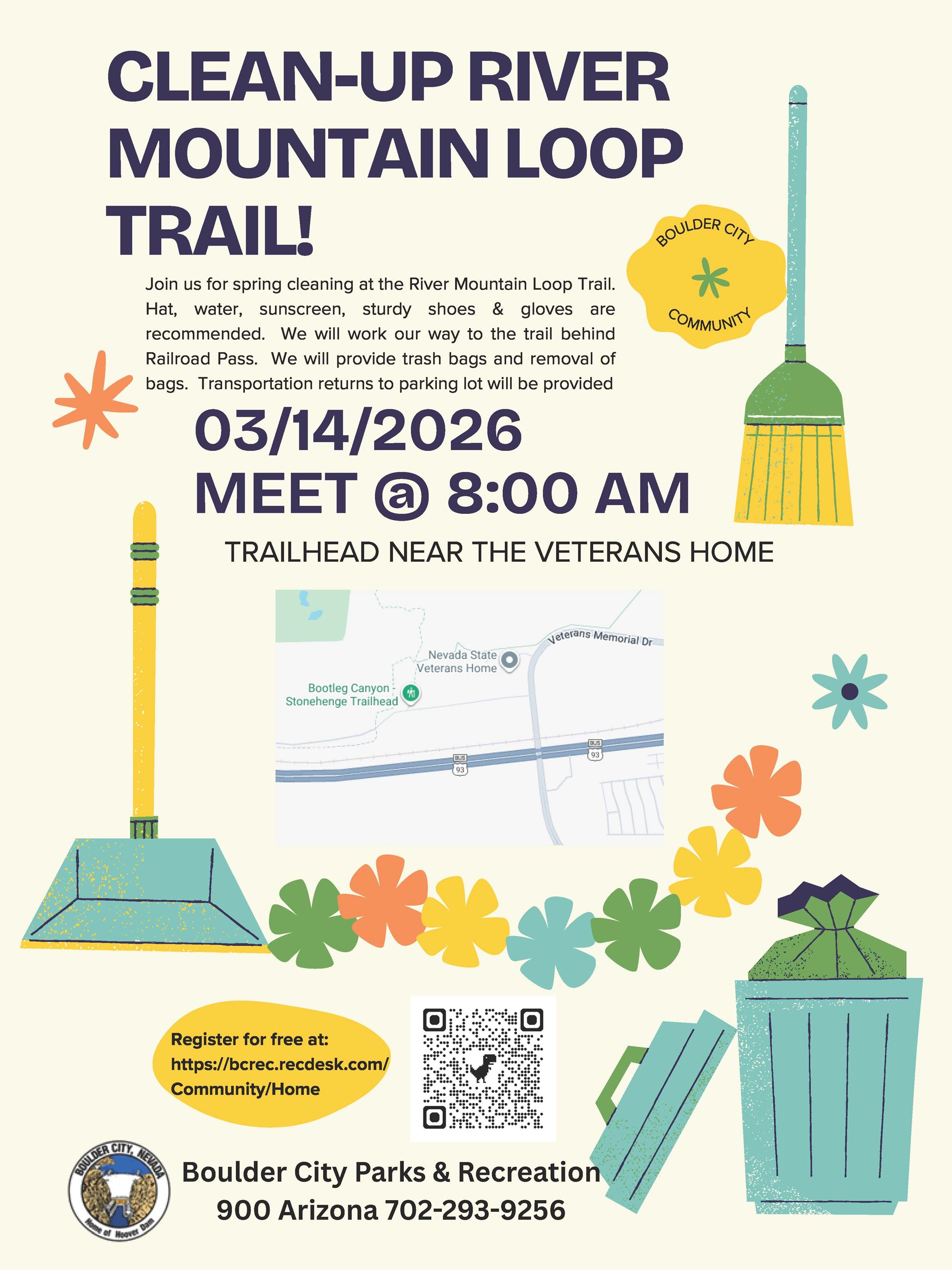 River Mountain Loop Trail Clean Up